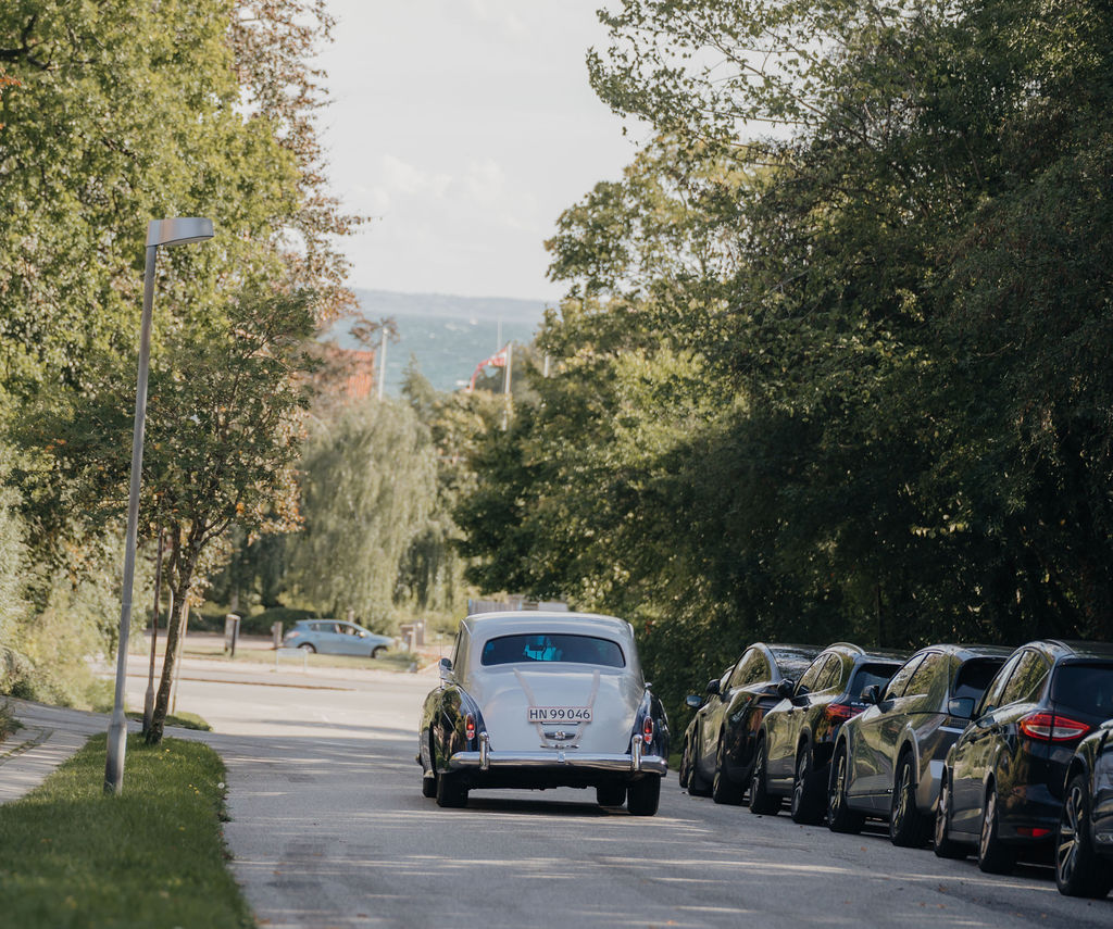 brudebilen kører fra Risskov til Varna